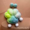Toys Kids  Childrens Three Colors Rainbow Cat Claw Squishy Fidget Toy Soft Cute Cat Paw Slow Rebound Pinch Decompression for Birthday Gift Presents