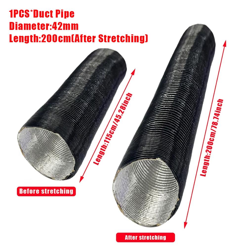 25mm 42mm 60mm 75mm 90mm Diameter Air Diesel Parking Heater Duct Pipe Tube Hose For Webasto Car Camper Caravan High Temp
