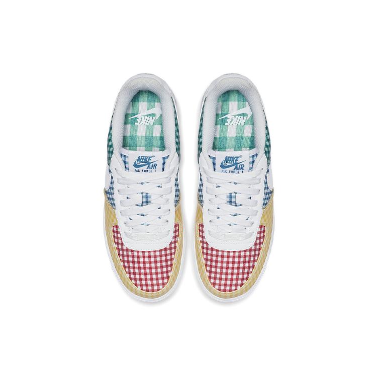 New Nike Air Force 1 Low Qs Gingham Pack Multicolor Women's BV4891-100