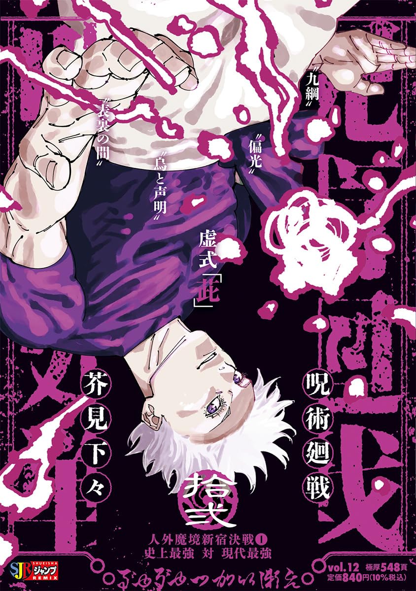 Jujutsu Kaisen 12: The Battle of Shinjuku, the Realm of Supernatural Beings 1 - The Strongest in History vs. The Strongest in Modern Times (Shueisha R