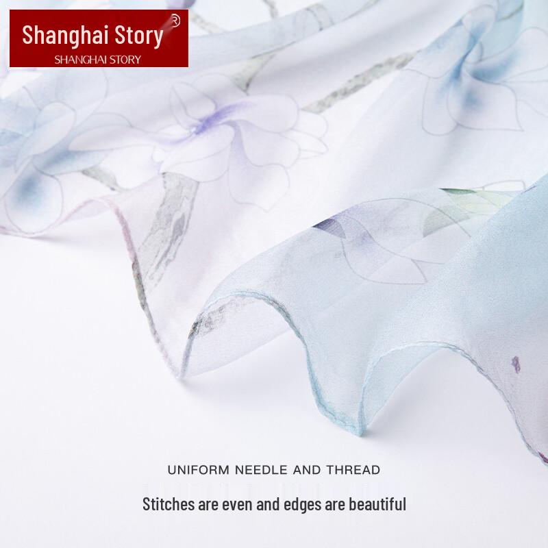 Shanghai Story 100% Mulberry Silk Scarf & Shawl