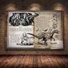 Modułowy Płócienny Ark Survival Evolved Obrazy Malarstwo Gra Survivalowa Wystrój Domu Druk Plakat Dinozaura Salon Nowoczesna Sztuka Ścienna