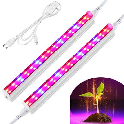 57CM Vollspektrum-Pflanzenlicht, 220 V, EU-Stecker, Pflanzen-Wachstumsbox, 10 W, LED-Lichtröhre, Gewächshaus, Hydrokultur-Zelt, Samen, Phyto-Lampe mit EU-Stecker