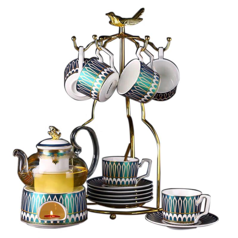 Homeglen Ceramic Gold Rim Tea Set
