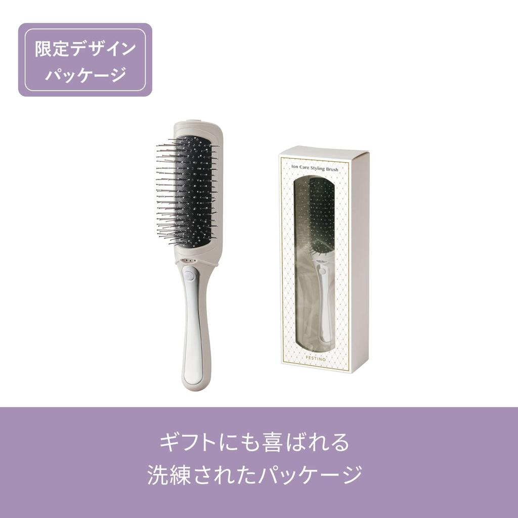 Festino Ion Care Styling Brush FESTINO SMHB-009 (Sand Beige)
