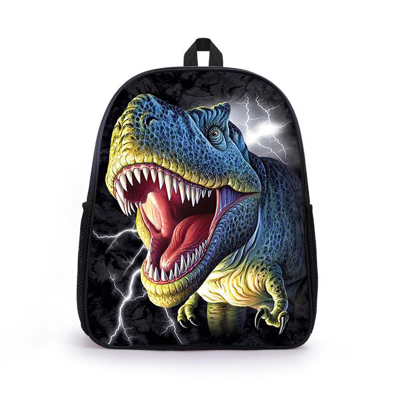 Dinosaur Animal Print Design Kids Lightweight Backpack For School Travel