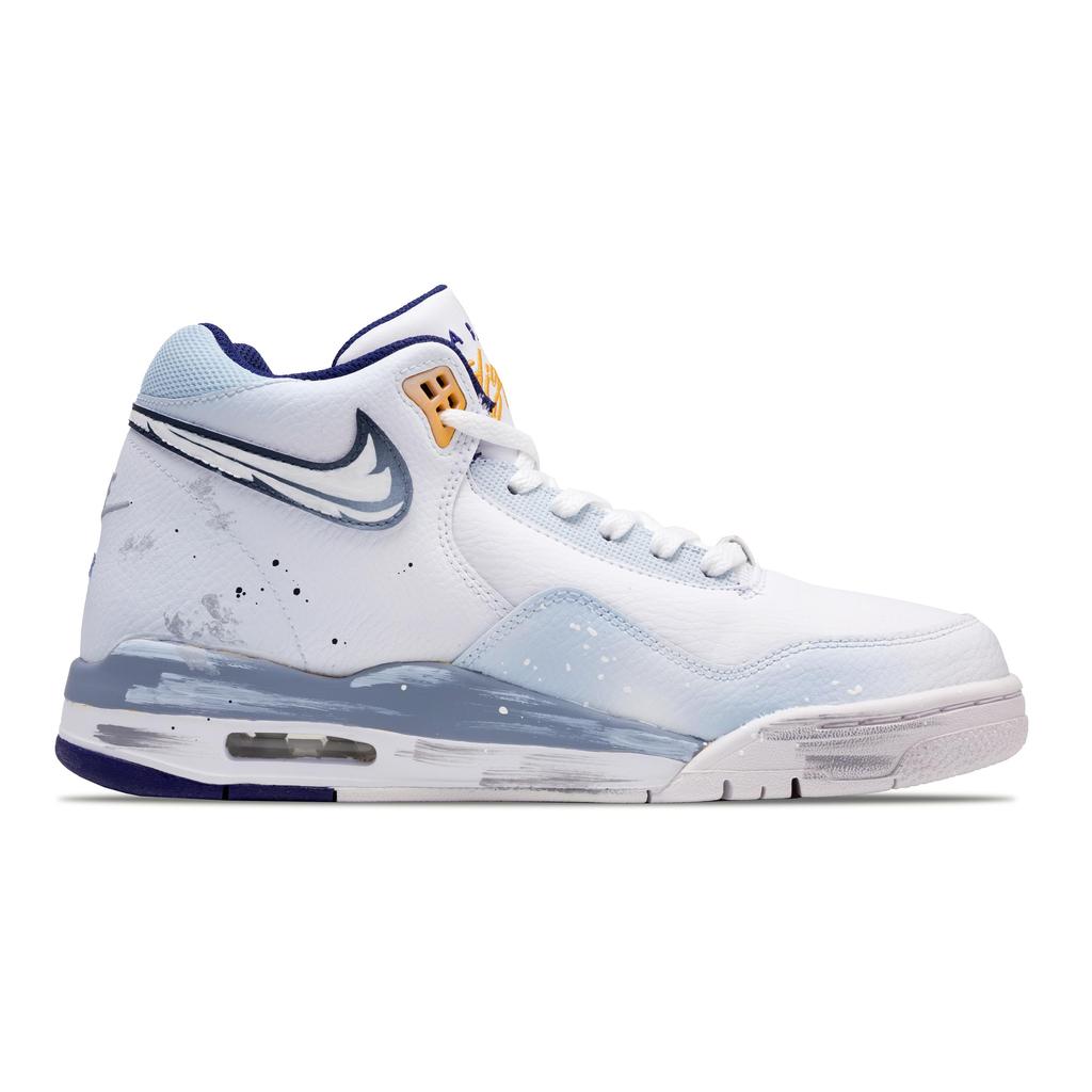 Nike Flight Legacy Winter Time Cushioning Slip Resistant Coverage High top Vintage Basketball Shoes Men's BQ4212-102(Team28-)