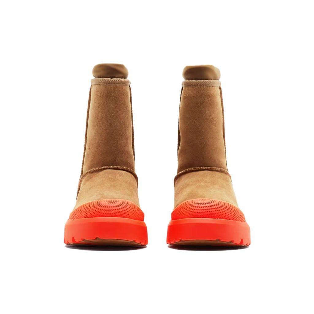 UGG Classic Short Round Toe Boot Men Boots Brown 1143992-CTON