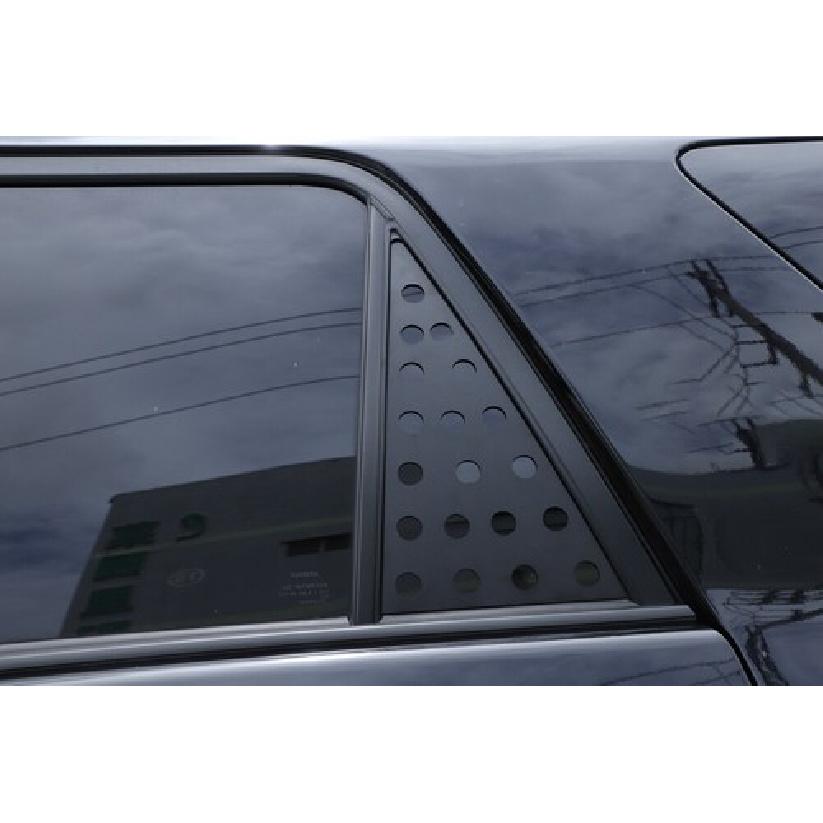 2x C-Säulen Dreieckfenster Glasplatte Zierabdeckung Für 4Runner 2010+Außen