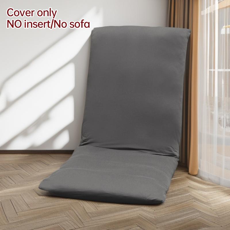 Folding Tatami Seat Cover Single Floor Bed Sofa Slipcover Household Foldable Relax Lounge Recliner Slipcover (Only Cover )