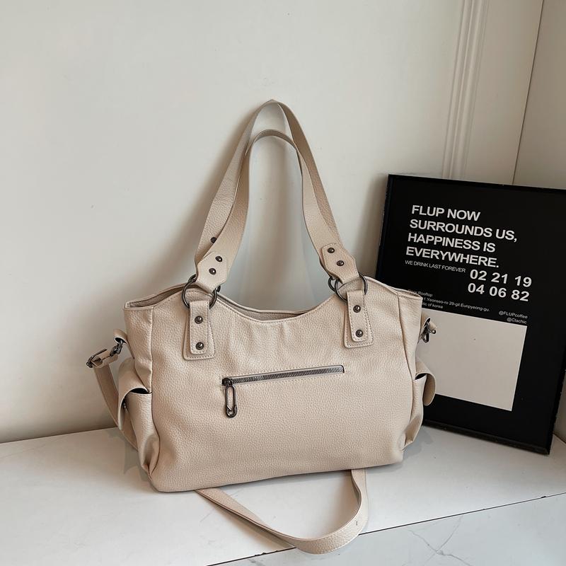 Torba PU Tote o Dużej Pojemności Damska Torba na Ramię