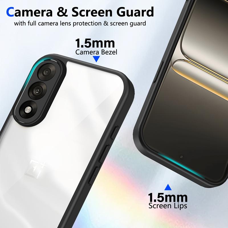 Transparent Silicone Case For Oppo K13 Turbo Pro K12 Plus K12X K12S K11 PC Back TPU Bumper Shockproof Clear Phone Cases Cover