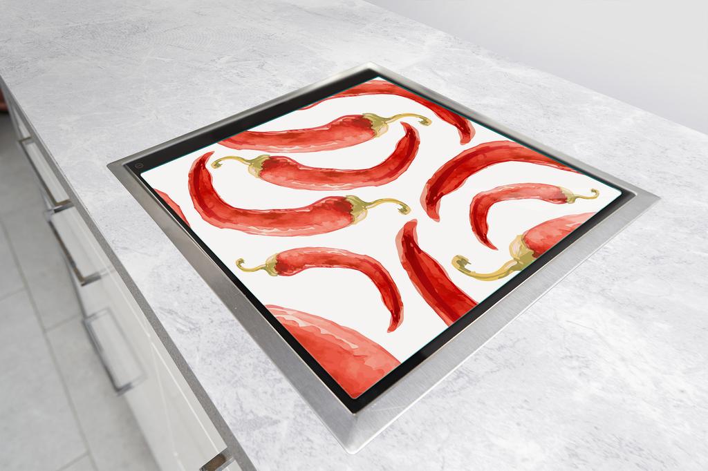 Glass stovetop protector 50x52 Chili