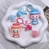 Kuromi Keychains Accessories Kuromi Figure Toys Gifts Cute Kuromi Keyrings Party Favors Bags Hanging Pendants