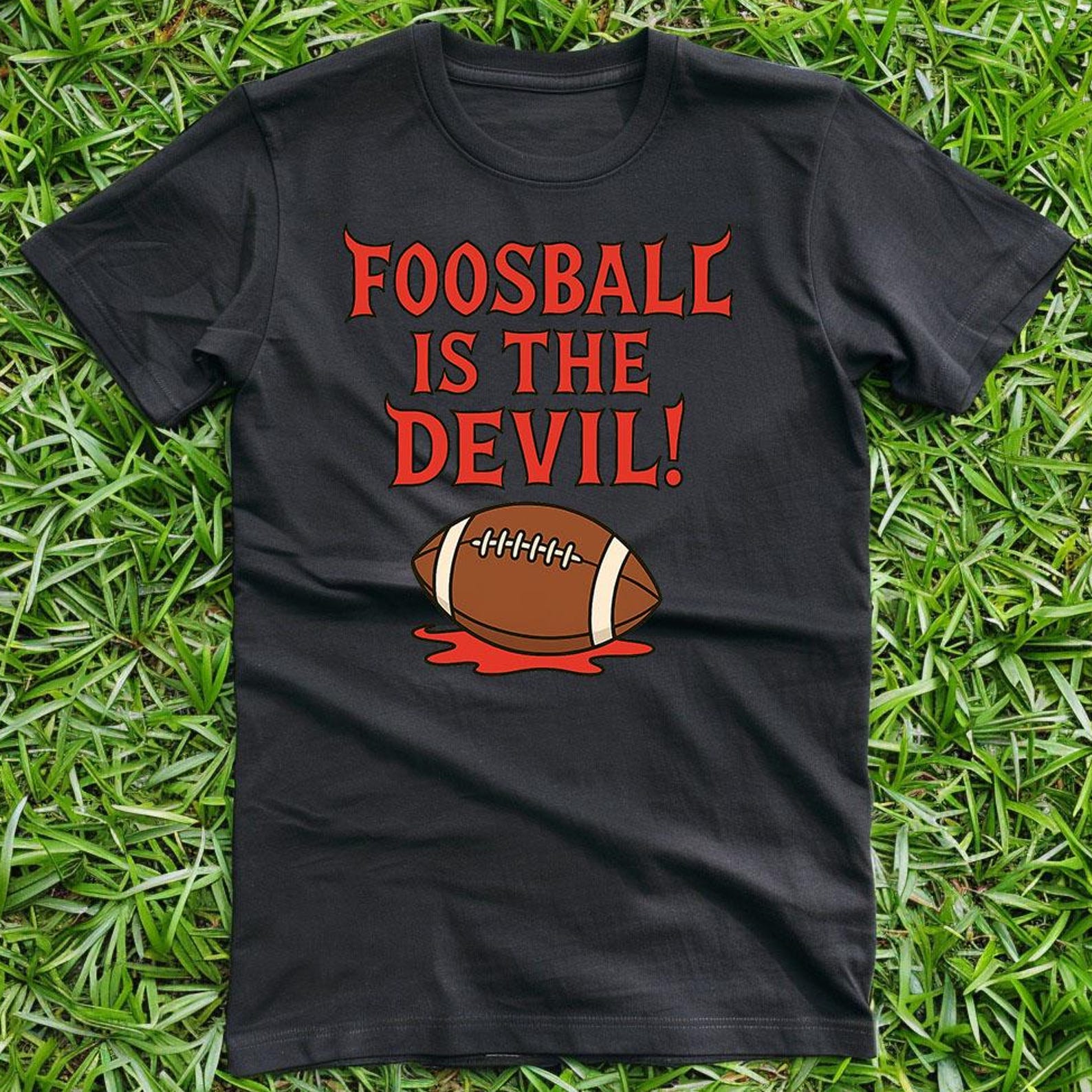 Foosball Is The Devil! Unisex T-Shirt 2XL