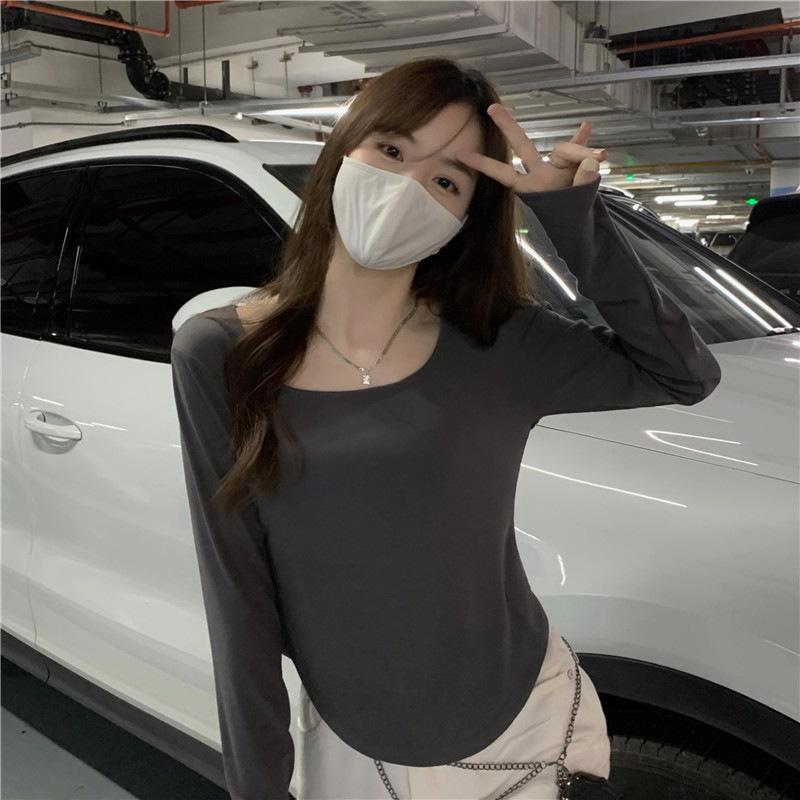 Women's Slim Fit Irregular Long-Sleeve Shirt - 2024 Autumn Collection