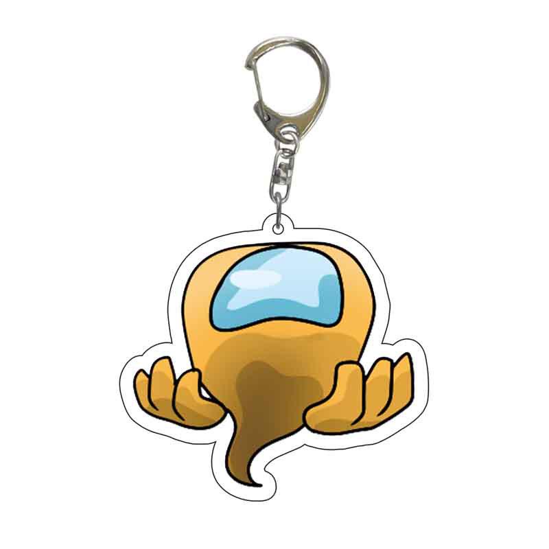 Acrylic Among Us Keychain: New Cross Anime Style 55mm