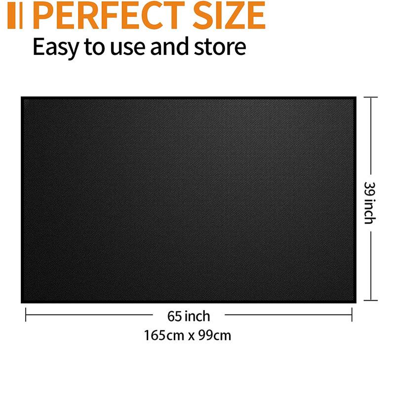 High-Temp Fireproof BBQ Grill Mat for Outdoor Use