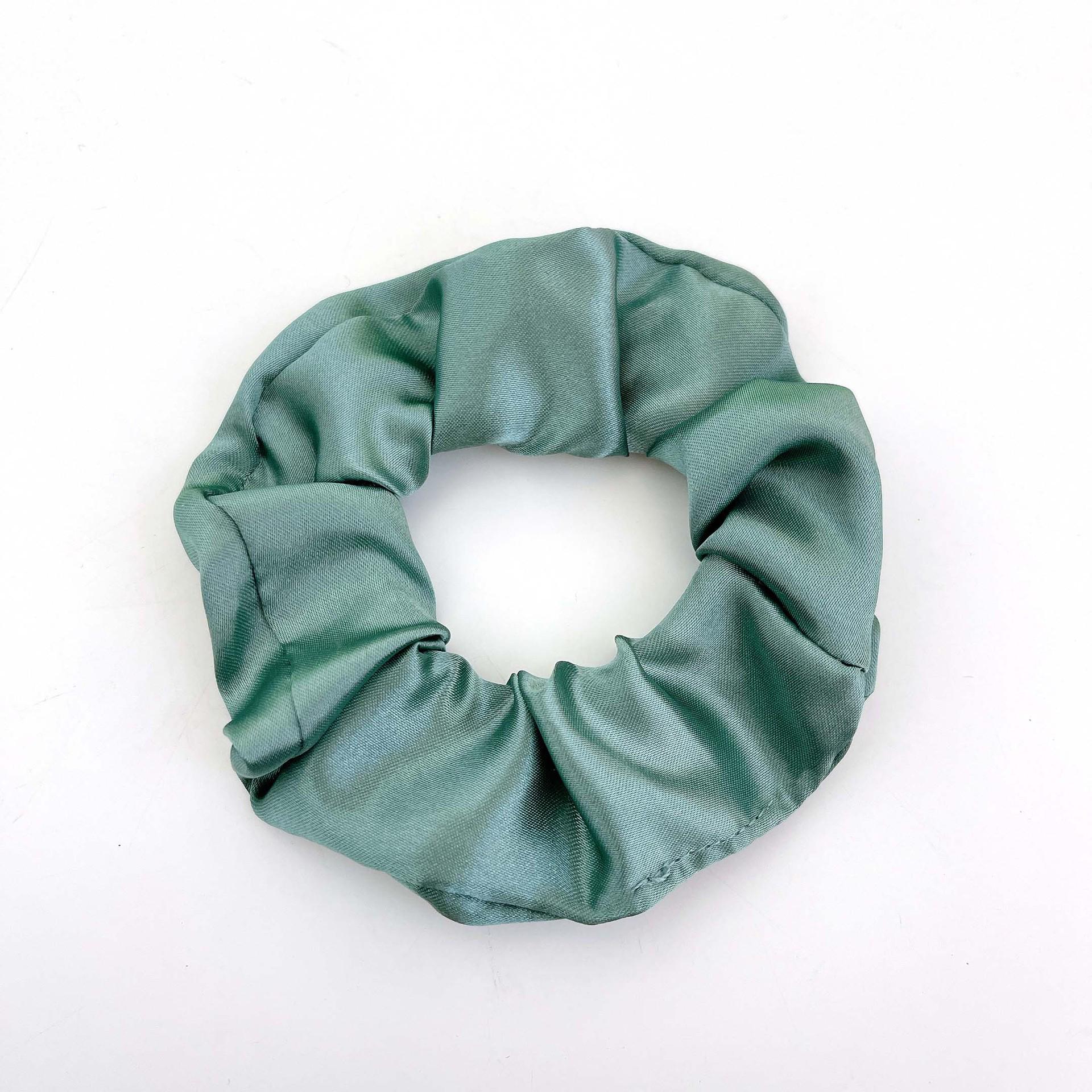 Solid Color Satin Scrunchies: Korean Style Hair Ties and Hair Accessories