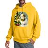 Men's Hooded Sweatshirt, Contrasting Color Sweatshirt, Sports   Casual Jacket