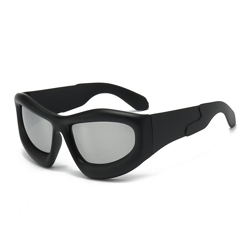 Y2K Sunglasses, Fashion Future Catwalk Hip-Hop Punk Sunglasses, Riding Sunshade Big Glasses