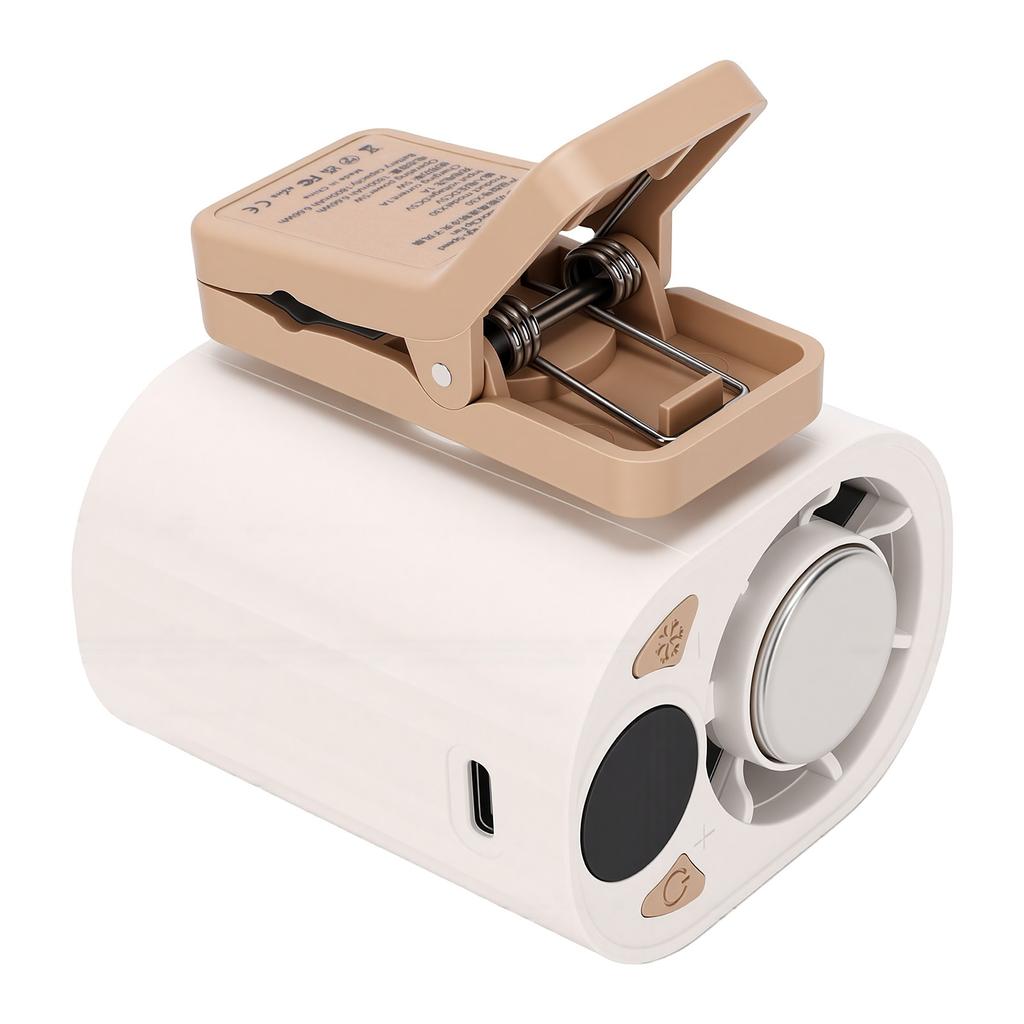 Clip On Air Conditioner Fan 360 degrees Rotation 199 Speeds Low Noise Hands Free Clip On Cooling Fan with LED Display
