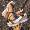 *Fashiable New Anti Slip Wedge Sandals with Round Toe and Fish Mouth for Summer Sexy and Comfortable Casual Sandals for Women