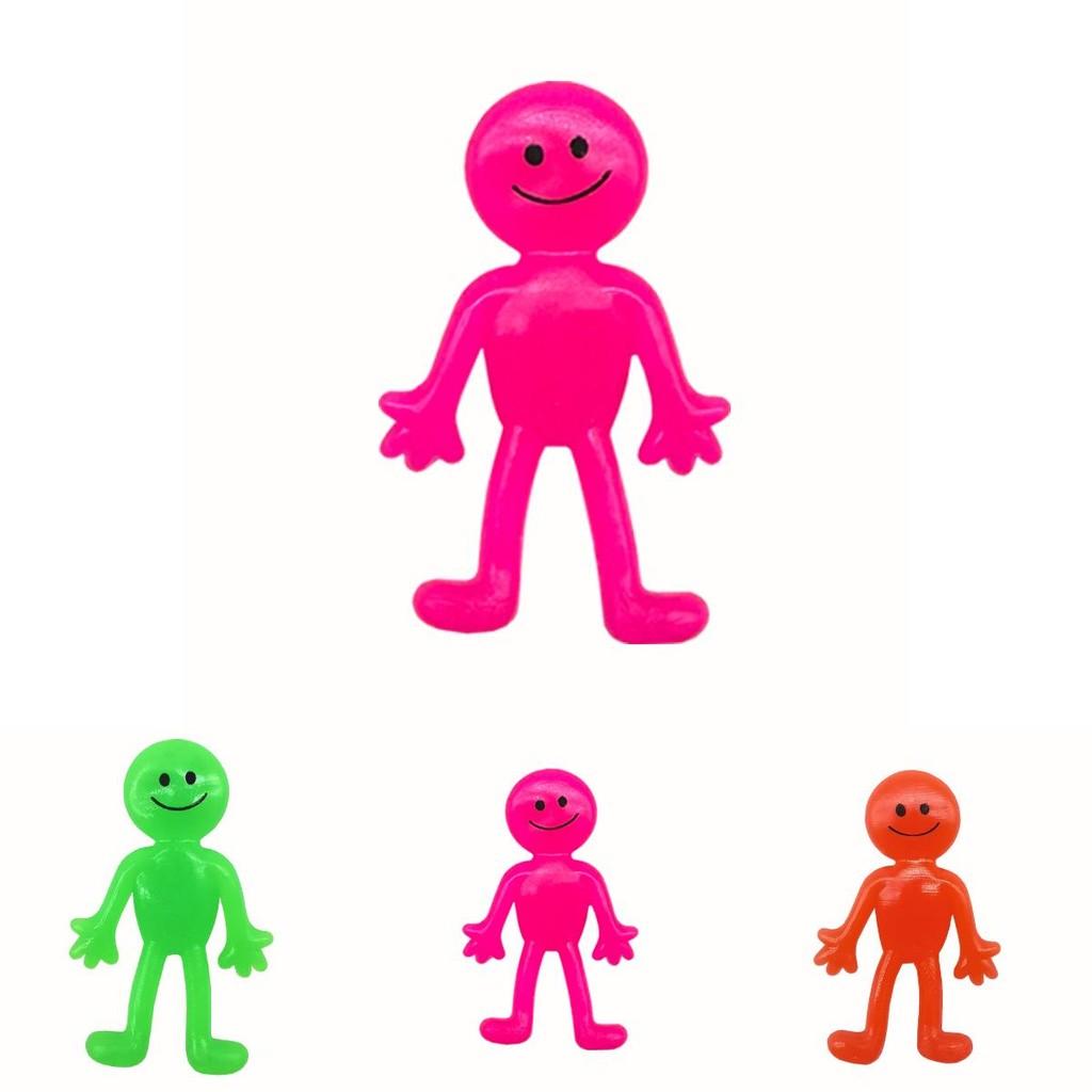 Tpr Smiley Face Doll Toy Stretchable And Stress-relieving Figure For Children Teens And Adults