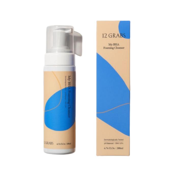 

12Grabs Очищающая пенка с BHA AHA BHA 200 мл / Deep Bubble Unacid Cleanser