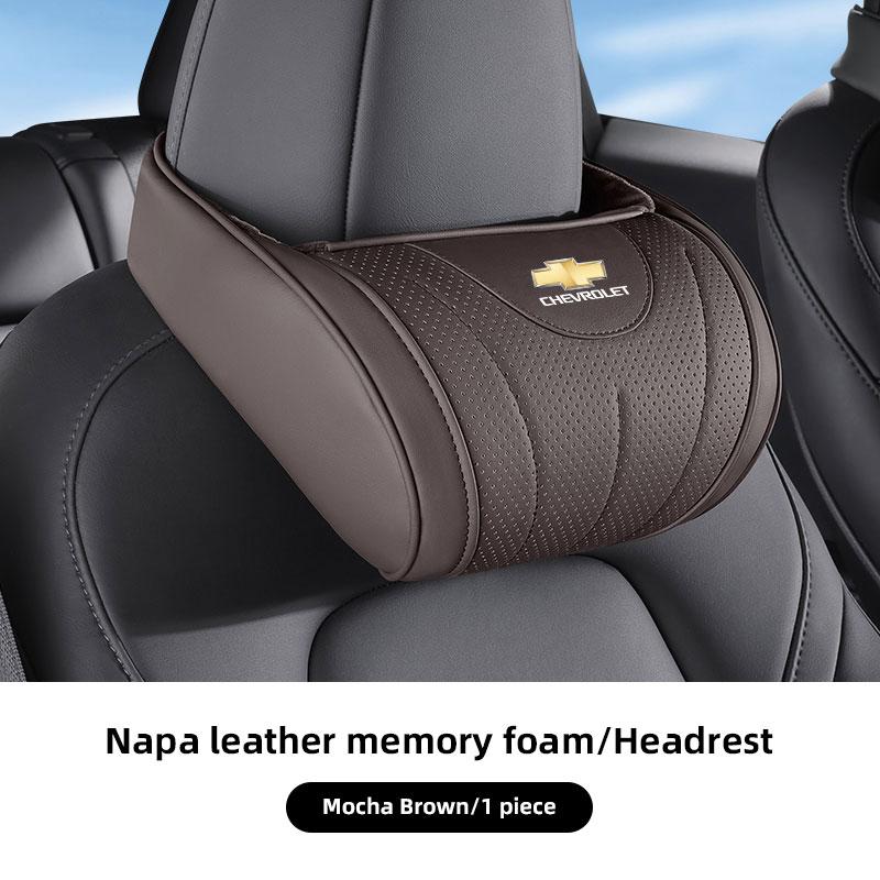 Car Headrest Soft Cotton Seat Cushion Waist Pillow For Chevrolet Corvette Montana TrailBlazer Silverado Traverse Camaro Suburban