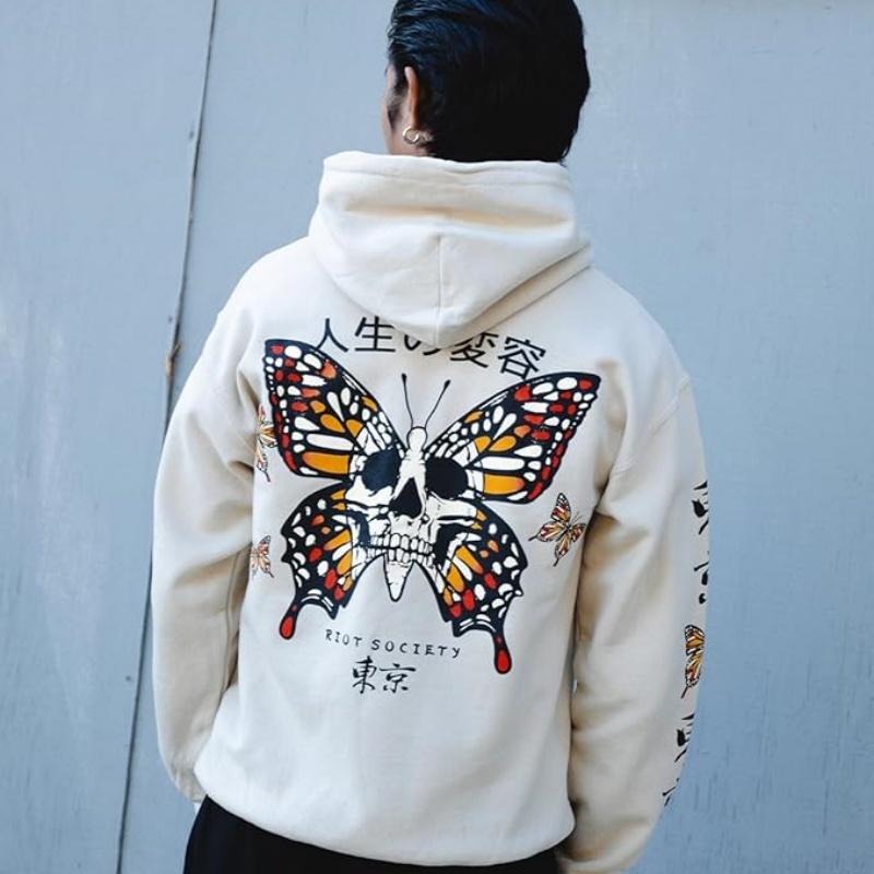 Riot Society Men's Graphic or Embroidered Hoodie Hooded Sweatshirt loose comfortable fashionable personalized