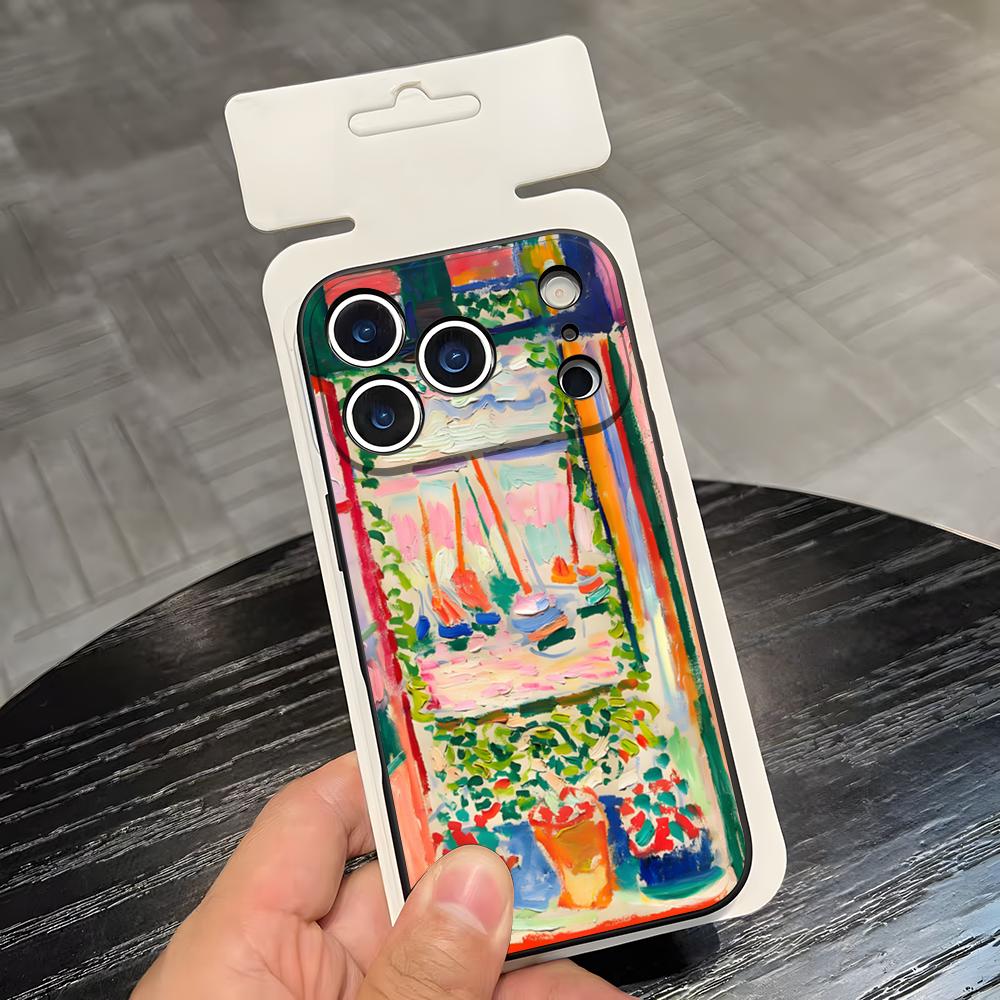 Henri Matisse Art Painting Phone Case For IPhone 17 Air 16 E Pro Max 15 14 13 Mini 12 Pro 11 Max Plus Black Soft Shell
