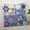Pillowcase Flower Pattern Square  Christmas Zipper