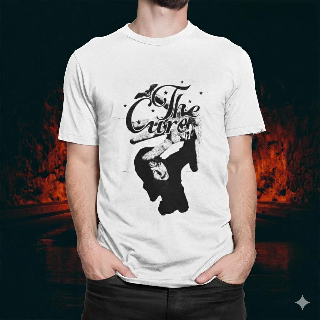 Unisex Adult Vintage Music The Cure Goth Rock T-Shirt Vintage Post-... S