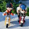 Anime Dragon Ball Z Anime Figure Son Goku Master Roshi Locomotives PVC Action Kame Sennin Motorcycle Toys Model Collector Gift