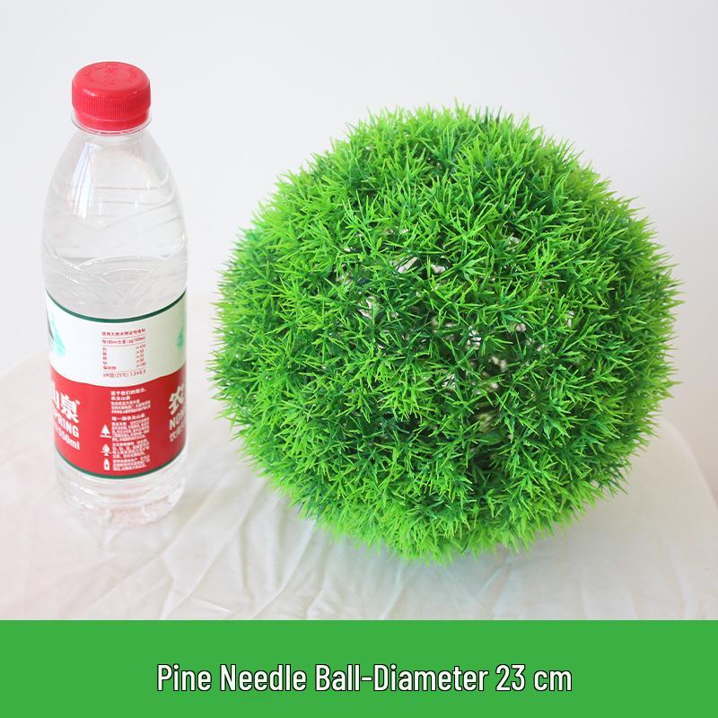 Artificial Greenery & Grass Ball Ceiling Decoration for Visual Merchandising and Store Windows