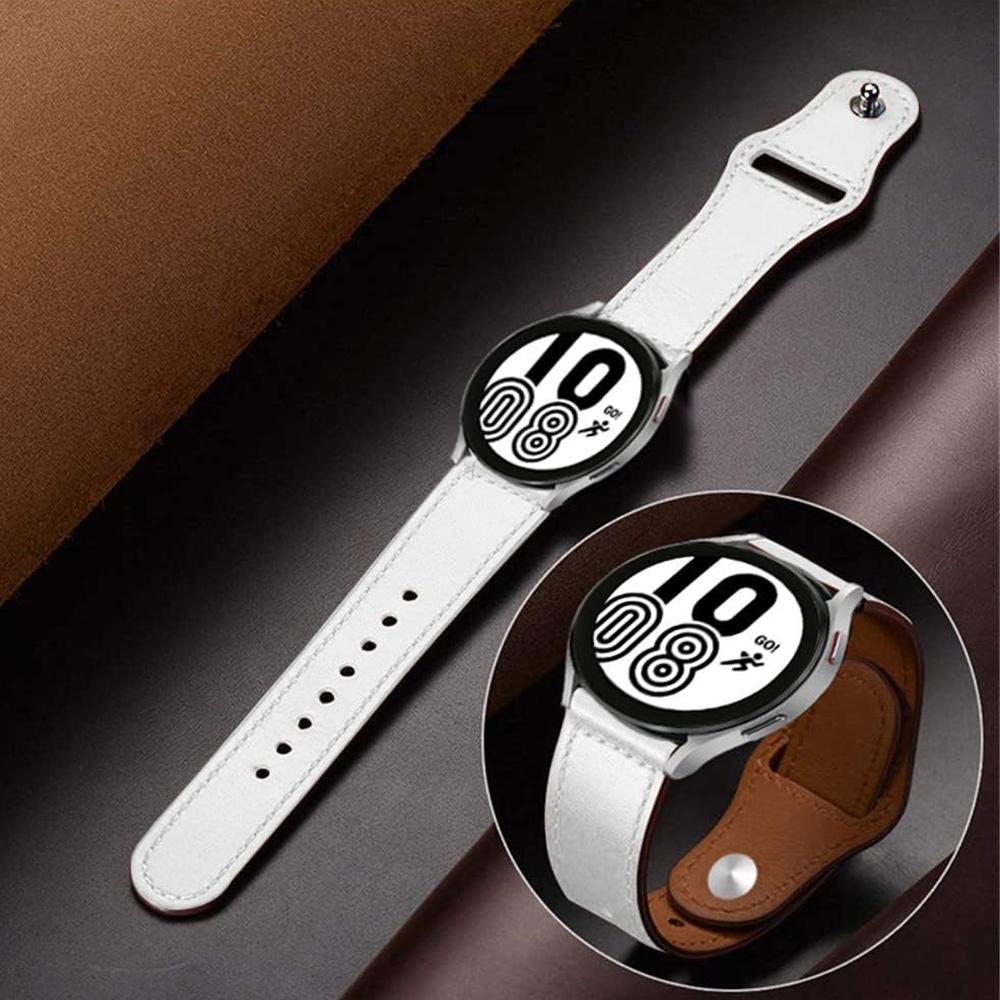 20mm 22mm Band For Samsung Galaxy watch 4/7/5 Pro/6/classic/Gear s3 40mm 44mm Leather bracelet correa Huawei GT/2e/3/4/5 straps