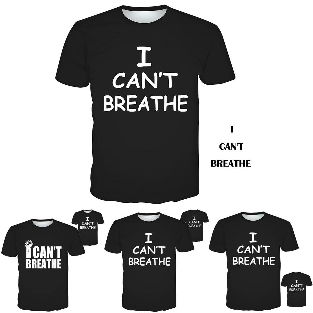 Stylish I Can't Breathe Printed T-shirt For Men And Women In Soft And Breathable Fabric