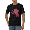 T-shirt Homme Leahy T-shirt Evangelion Été Décontracté Manches Courtes Col Rond Hauts Tee