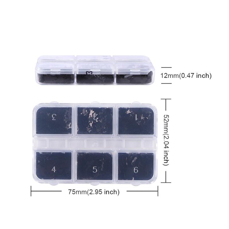 

6 сеток наклейки с блестками «Цвет сакуры», пайетки для ногтей, блестящие хлопья в виде лепестков цветов, весенний голографический декор, цветной декор