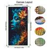 Fantasy Woman Flower Large Size Diamond Painting Girl Diy Full Square Round Drill Rhinestone Embroidery Mosaic Cross Stitch Kits Wall Decor