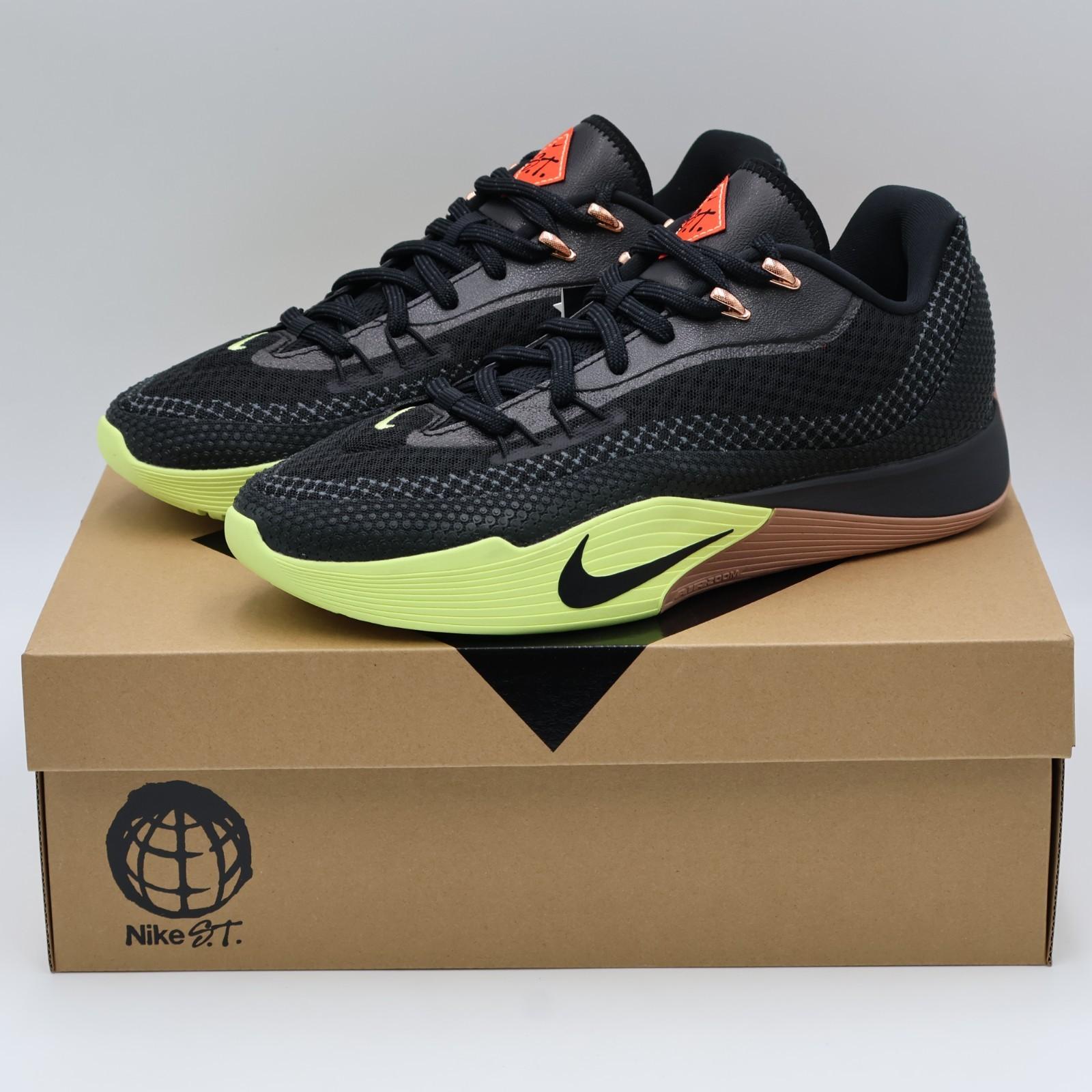 HF0232-004 Nike ST Flare Черный Лаймово-желтый Пыльный Бежевый (Мужской) 10