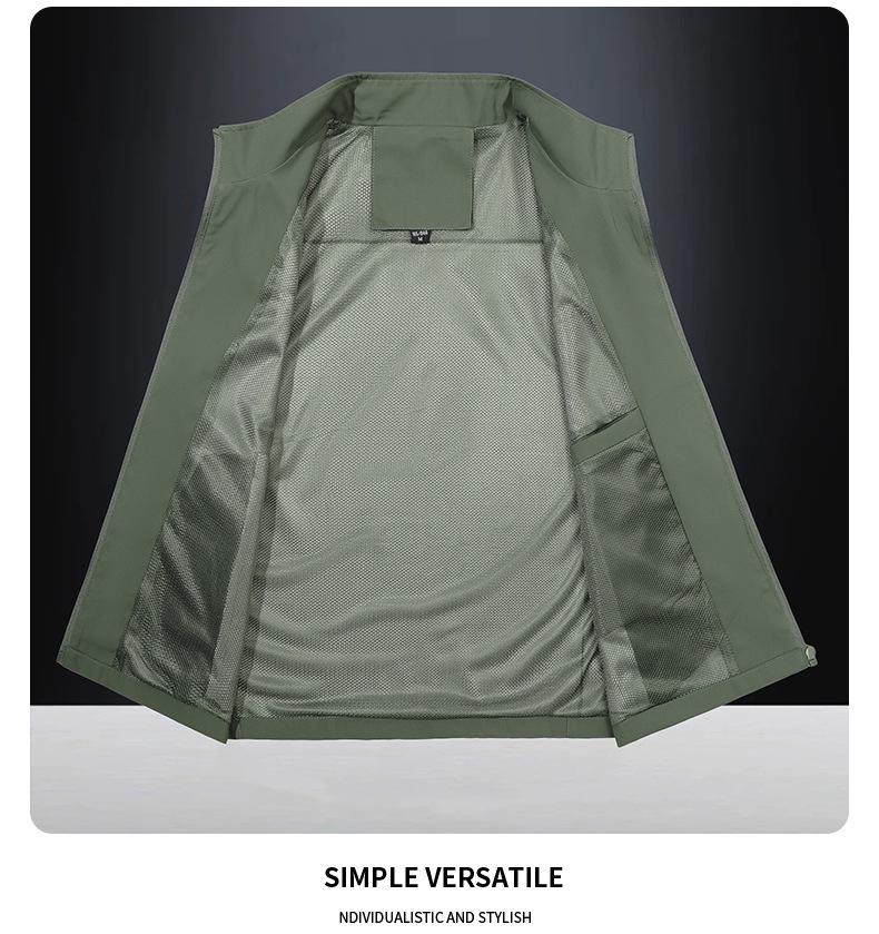 Men's Lightweight Outdoor Mesh Vest for Photography and Fishing