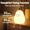 Mini Cute Water Drops Baby Stupid and Cute 7-color Touch Control Eye Care Bedroom Bedside Pat Night Light Kawaii Children's Gift