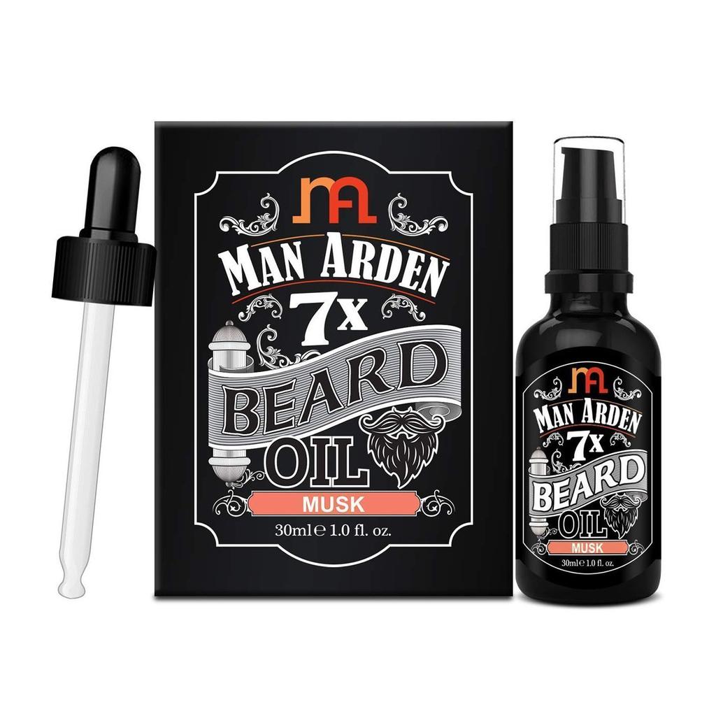 Moschus Bartöl (30 ml), 7X Bartöl Moschus, Man Arden