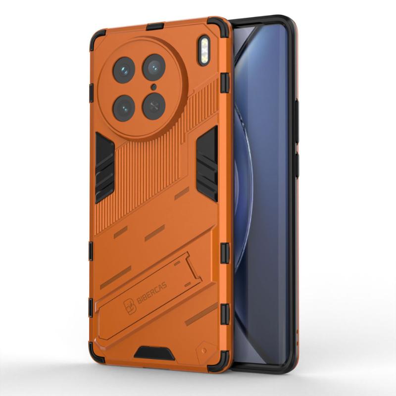 For Vivo X90 Pro Plus 5G Armor Shockproof Phone Case Back Cover Magnetic Kickstand Anti-Fall Protect Coque Cases