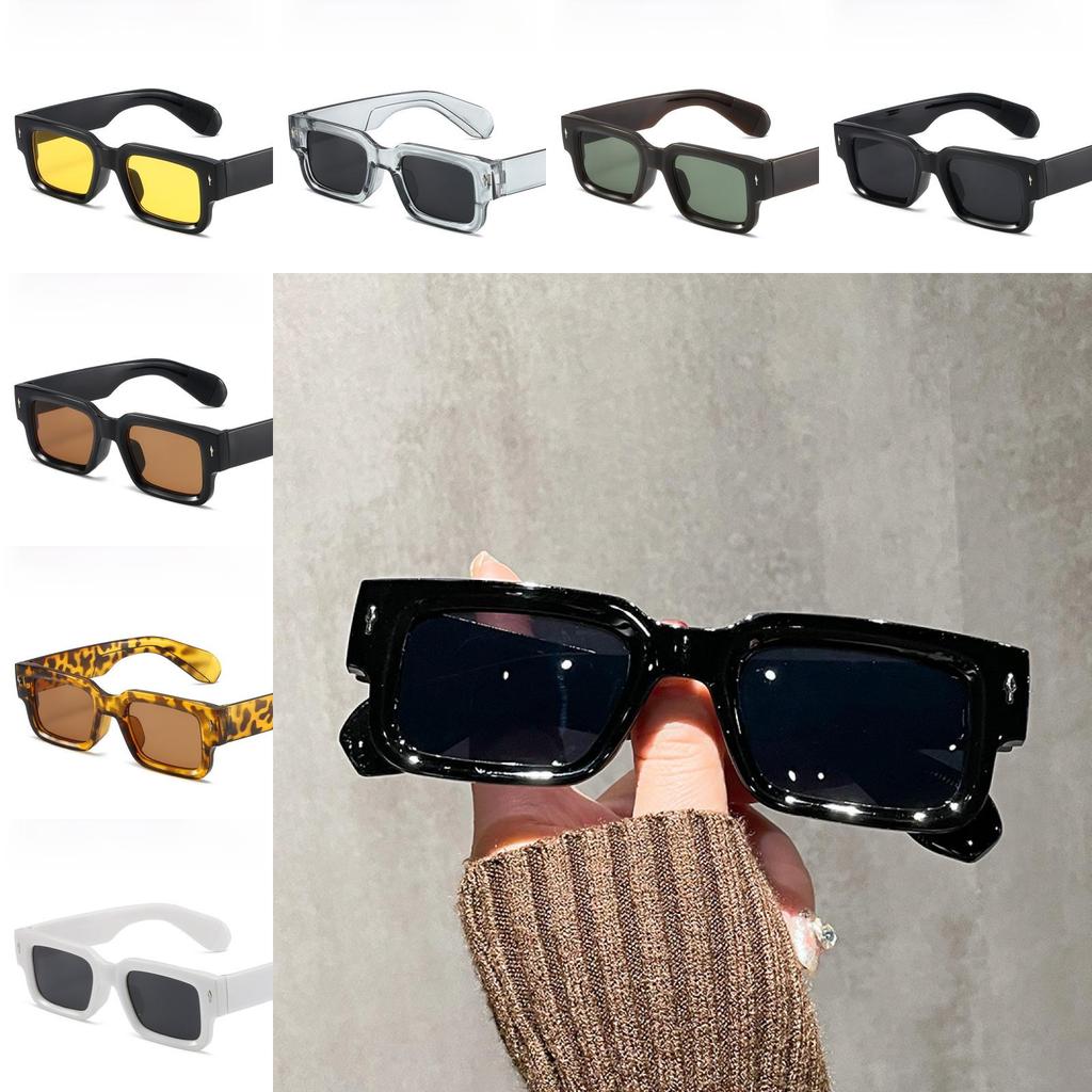 Fashion Square Sunglasses Uv Protection For Casual Travel