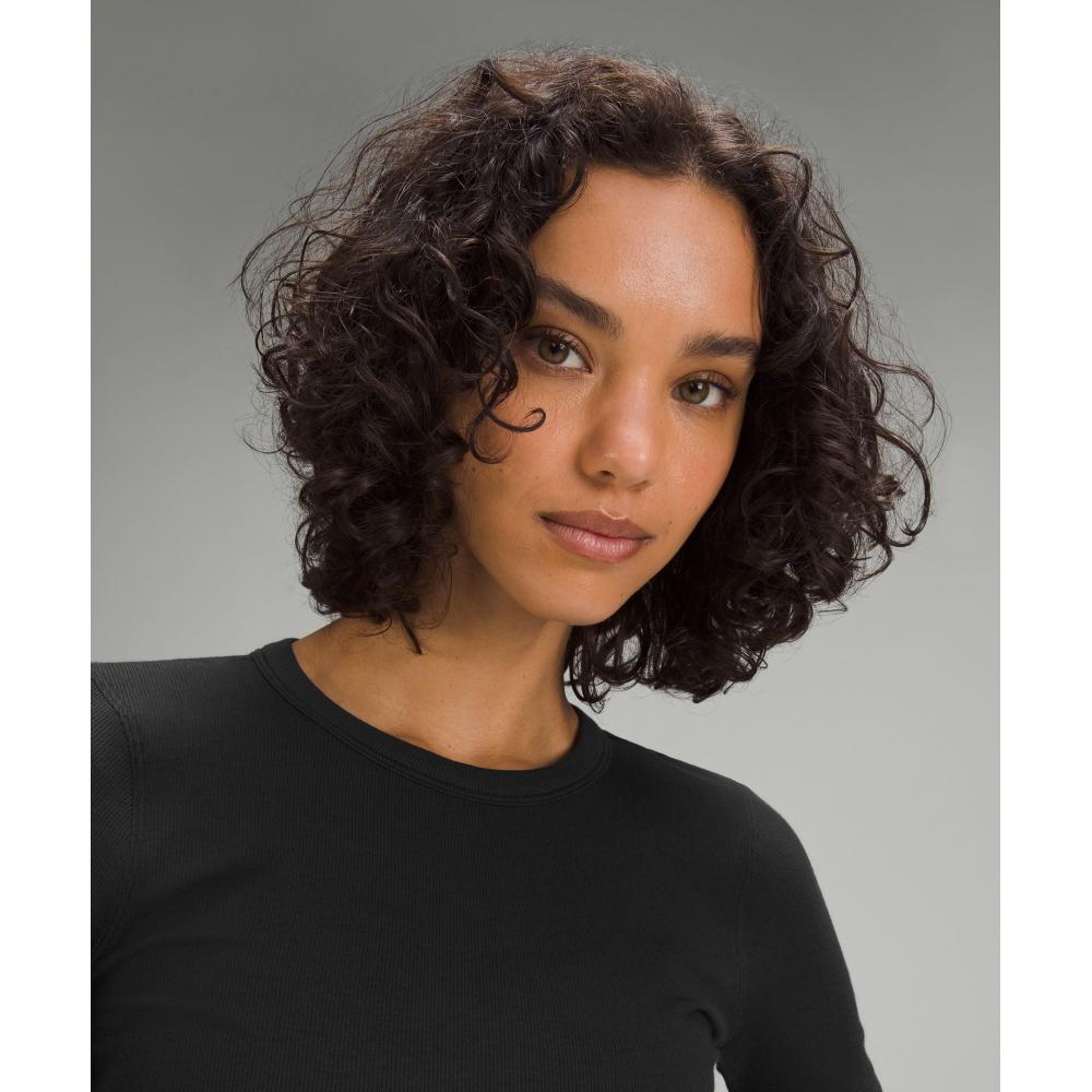 Lululemon Hold TighT STraighT Hem Cropped T shirT Black