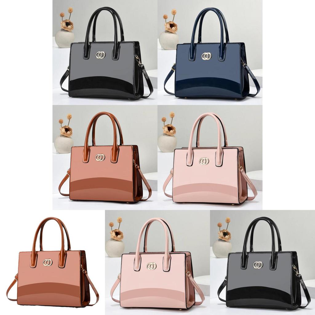 Stylish Minimalist Pu Leather Tote Bag For Women Large Capacity Versatile Design