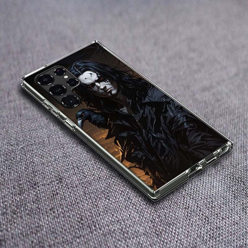 Movie THE C-CROW Phone Case For Samsung Galaxy S24 S23 S21 S20 FE S22 S26 Ultra S25 Edge S10 Plus Cover Clear TPU Capa Shell Coq